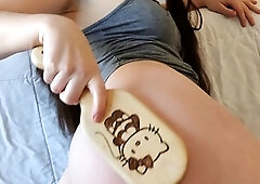 Shy brunette homemade amateur webcam teen