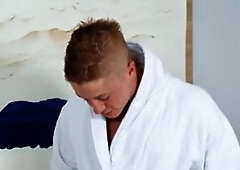 Str8ToGay: Chris Blades alongside Jacob Peterson at the beach