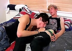 British twinks anal and cumshot