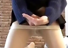 Chinese teenager cumshot