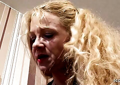 1St FFM Trio Casting Sex for real German Older Pair with Large Breasts woman