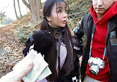 Mature Asian lady getting stretched out in a taboo movie