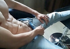 Just a little dirty talk and my jeans are soaked with cum