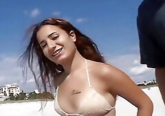 Schlampe ins Hotel abgeschleppt und hart gefickt