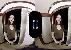 Vr Porn, Alex Harper And Virtual Reality - Redhead Giving Payment With Her Pussy