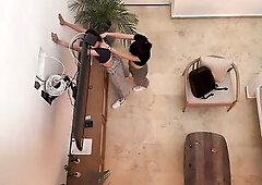 2 hawt lesbos caught on camera