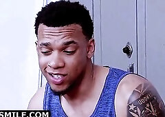 Craving-Crazed Cougar Coach Obsessed with Large Ebony Ramrod - Wild After-Hours Creampie Throat Blast from Her Top Athlete