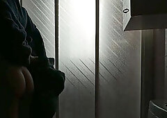 Stud performs striptease in slow mobility while flagellating. Deliver sound swings