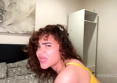 Pretty Slut Slobbers & Squirts On My Dick