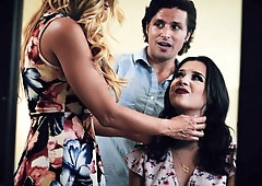 Two awesome models Katie Morgan and Kylie Rocket are getting fucked