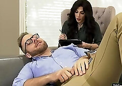 Now suck your shemale shrinks dick then