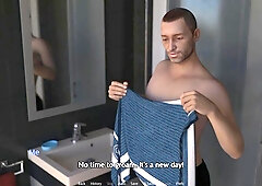 Cartoon 3D Sultry Housewife And Her Construction Worker