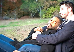 Billy Santoro banging Lawrence Portland's black butt