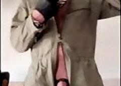 Pipe stepDad pumping balls and cock
