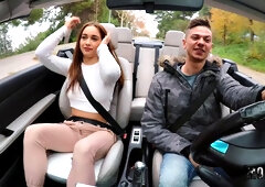 Car Loving Hottie Horny For It