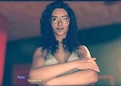 Claire gives Patrick a handjob and enjoys his cum during a wild drive