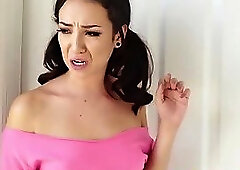 Teen Kiley Jay gives an enormous cock an expert blowjob