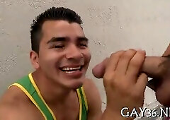 Utterly steamy homo screwing