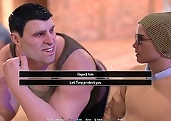 Boys' feet and hunky bareback action featuring Avnteller