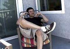 Delicious tattooed teen screwing his penis and getting her vagina filled with sperm.