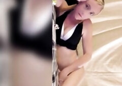 Hanging out all alone sucking on a wet blow pop and leaking moist