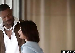 BLACKED Constricted Little Hazel Heart Gets Railed By Jason Luv, This babe Squeals Whilst Taking His BBC