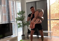 Drill My Hole: Rourke rough doggy fuck sex scene