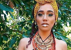 Spicy young babe Julie Kay gets her anal hole fucked by a big cock