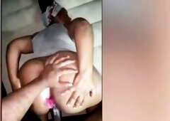 Large Booty Black Getting Some Schlong