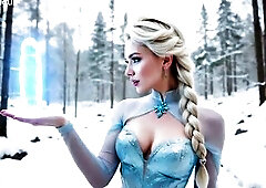 Ice Queen Elsa - Cold Cutie, Hawt Longing (AI Generated)