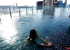 Large breasts amateur Thai mother I'd like to fuck girlfriend made a sex tape with her large wang boyfriend where that babe sucked and banged him