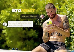 Lovers, AJ Sloan and Chris Damned get together and fuck