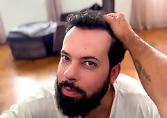 Bearded deep throats 41 schlongs - 1st blow-job - Total vid on CRIMSON