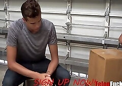 gay cop searching twink asshole and uses his man pussy