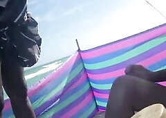 Bare Beach Vacation Exhibitionist Wife Helena Teasing Old Studs And Voyeurs! Part 1