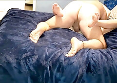 Slippery legs all prepped before I take her for some fun