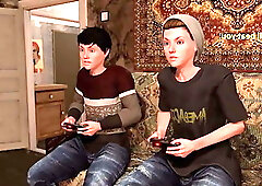 3D Shemale Mom and Sissy StepSon Compilation Animation Sex