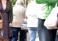 fastened tits - thrall public undressed