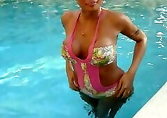 Paris Gotti Poolside