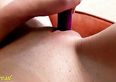 40 Year Old Housewife Sylvie Plays With Her Large Teats & Twat