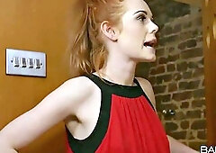 Sneaky Boy Gets Big Tits Lessons from Stepmom Rebecca Moore