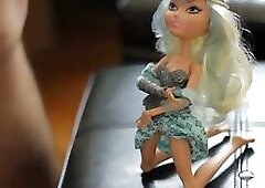 Sexy warrior doll takes my dick and non stop bukkake