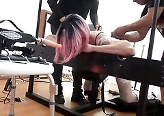 Alexandra Miret Vazquez Sex Machine pegging