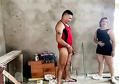 having sex with the construction worker