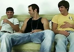 Exciting and stiff hetero guys having hardcore