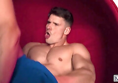 FELLOWS - Axelle Rose Gets His Bony Arse Nailed By Wolf Malik Delgaty And Gets His Jizz All Over Him