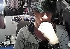 boy emo very effeminate and smooth masturbates on the web