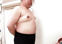 A multitude of individuals of various genders engaged in an fellatio fuckfest