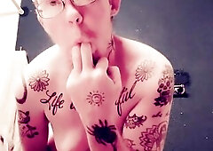 FTM Solo Play, Masturbation, Farting, Edging, Booty Shaking, Large Clitoris
