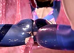 D.Va Gets Roughly Fucked By Tentacles